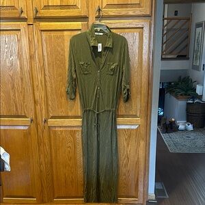 Olive Green Women's Dress